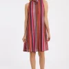 New Ana Alcazar Limitiertes A-Linienkleid Livena Mehrfarbig