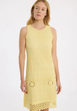 Discount Ana Alcazar Limitiertes A-Linienkleid Lane Gelb