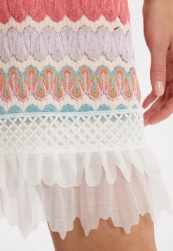 Clearance Ana Alcazar Limitiertes A-Linienkleid Liva Mehrfarbig