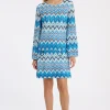 Sale Ana Alcazar Limitiertes Sixtieskleid Lyris Blau