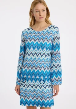 Sale Ana Alcazar Limitiertes Sixtieskleid Lyris Blau