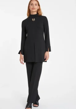 Fashion Ana Alcazar Longtop Semmi Schwarz