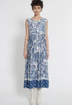 Discount Ana Alcazar Maxikleid Famea Blau