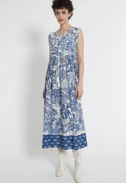 Discount Ana Alcazar Maxikleid Famea Blau