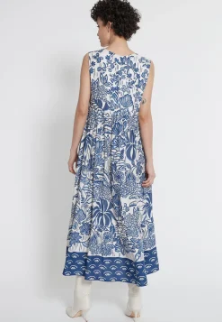 Discount Ana Alcazar Maxikleid Famea Blau