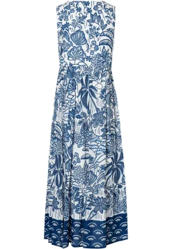 Discount Ana Alcazar Maxikleid Famea Blau