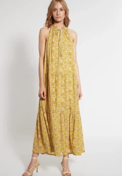 Sale Ana Alcazar Maxikleid Fasera Gelb