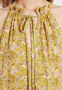 Sale Ana Alcazar Maxikleid Fasera Gelb