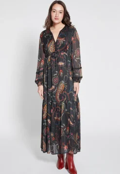 Fashion Ana Alcazar Maxikleid Habwy Schwarz