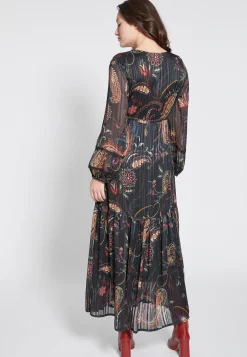 Fashion Ana Alcazar Maxikleid Habwy Schwarz