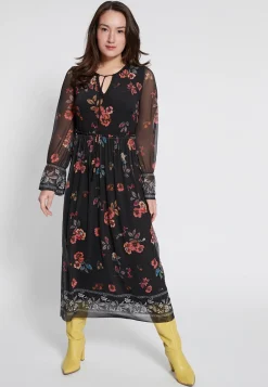 Sale Ana Alcazar Maxikleid Hiaki Schwarz