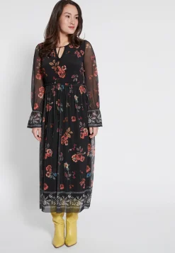 Sale Ana Alcazar Maxikleid Hiaki Schwarz