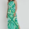 Best Ana Alcazar Maxikleid Kiasy Mehrfarbig