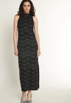 Hot Ana Alcazar Maxikleid Olfina Schwarz