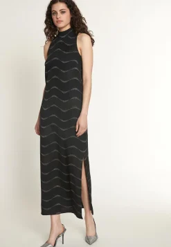 Hot Ana Alcazar Maxikleid Olfina Schwarz