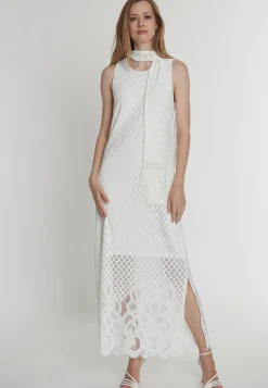 Discount Ana Alcazar Maxikleid Paely Weiß