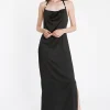 Outlet Ana Alcazar Maxikleid Paha Schwarz