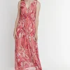 New Ana Alcazar Maxikleid Parsa Mehrfarbig