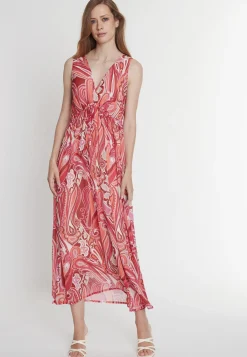 New Ana Alcazar Maxikleid Parsa Mehrfarbig