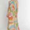 Outlet Ana Alcazar Maxikleid Pavora Mehrfarbig