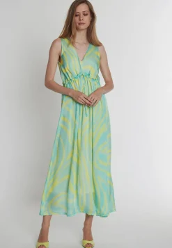 Online Ana Alcazar Maxikleid Peddy Türkis