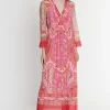 Hot Ana Alcazar Maxikleid Peppy Mehrfarbig