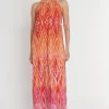 Outlet Ana Alcazar Maxikleid Piosa Mehrfarbig