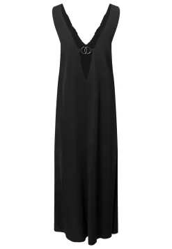 New Ana Alcazar Maxikleid Rakia Schwarz