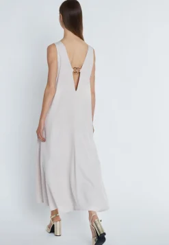Outlet Ana Alcazar Maxikleid Rakina Beige
