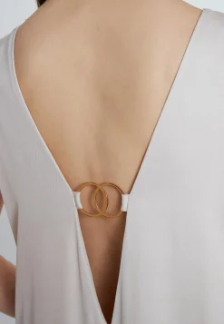 Outlet Ana Alcazar Maxikleid Rakina Beige
