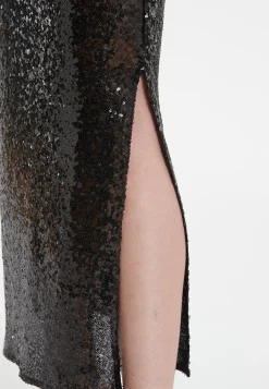 Clearance Ana Alcazar Maxikleid Taffa Schwarz