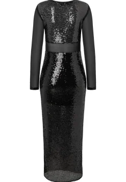 Clearance Ana Alcazar Maxikleid Taffa Schwarz