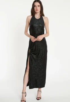 Outlet Ana Alcazar Maxikleid Tajali Schwarz