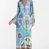 Hot Ana Alcazar Maxikleid Wemmy Mehrfarbig