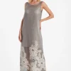 Discount Ana Alcazar Maxikleid Zalmy Grau