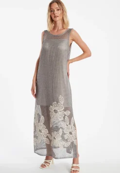 Discount Ana Alcazar Maxikleid Zalmy Grau