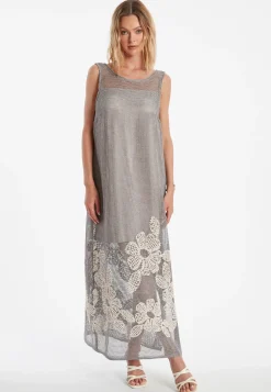 Discount Ana Alcazar Maxikleid Zalmy Grau
