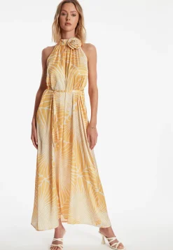 Fashion Ana Alcazar Maxikleid Zea Gelb