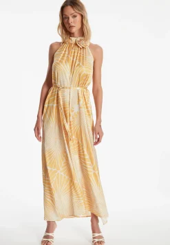 Fashion Ana Alcazar Maxikleid Zea Gelb