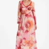 Fashion Ana Alcazar Maxikleid Ziasa Mehrfarbig