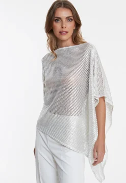 New Ana Alcazar Mesh Top Wahina Weiß