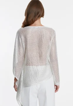 New Ana Alcazar Mesh Top Wahina Weiß