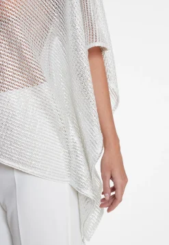 New Ana Alcazar Mesh Top Wahina Weiß