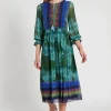 New Ana Alcazar Midikleid Feply Mehrfarbig
