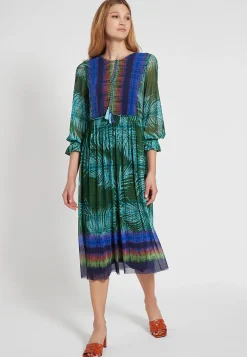 New Ana Alcazar Midikleid Feply Mehrfarbig