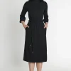 Sale Ana Alcazar Midikleid Hegana Schwarz