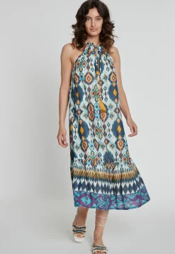 New Ana Alcazar Midikleid Kaini Mehrfarbig