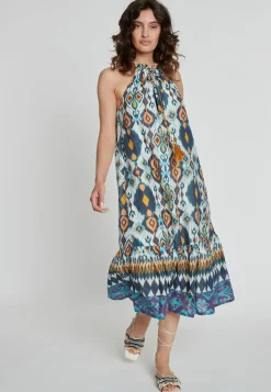 New Ana Alcazar Midikleid Kaini Mehrfarbig