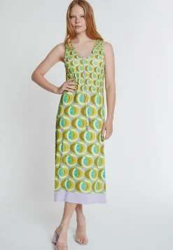 Clearance Ana Alcazar Midikleid Kidini Mehrfarbig