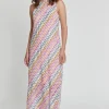 Discount Ana Alcazar Midikleid Kybea Mehrfarbig